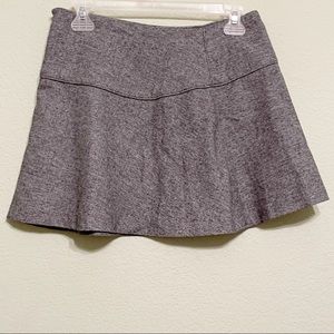 Zara Trafaluc Mini Skater Skirt Gray